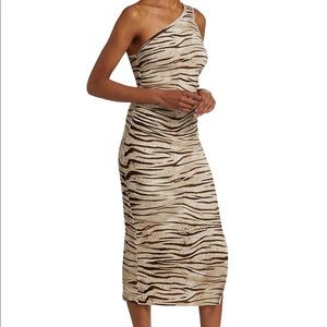 LNA Ariel One Shoulder Dress